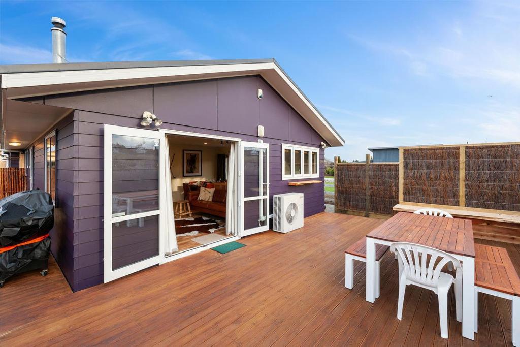 The Purple House - Ohakune Home With Spa Pool Экстерьер фото